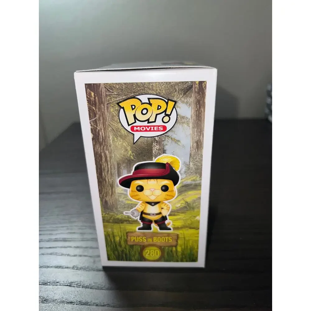 VAULTED Puss in Boots Shrek Funko Pop #280 Movies Animation Cats Dreamworks Film